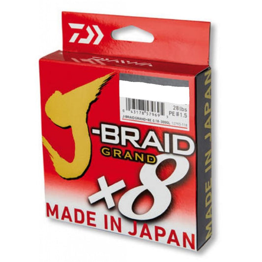 Daiwa J-BRAID Grand X8 Γκρι – 150μ
