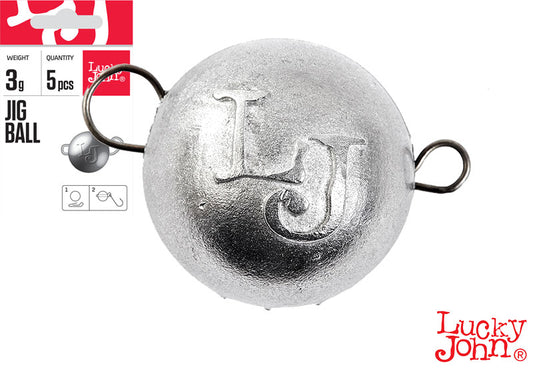 Lucky John Jig Ball-Cheburashka 3gr 5τεμ.