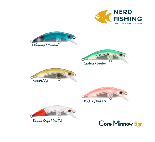 NerdFishing “CORE Minnow” 5εκ 5γρ